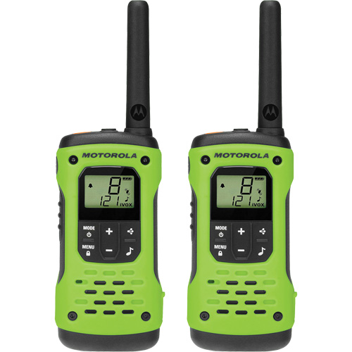 TalkAbout T600 H2O Series Walkie Talkies, FRS/GMRS Radio Band, 22 Channels, 56 km Range Southpoint Industrial Supply