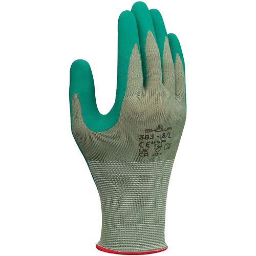 383 Biodegradable Working Gloves, 6/Small, Nitrile Coating, 13 Gauge, Polyester Shell Southpoint Industrial Supply