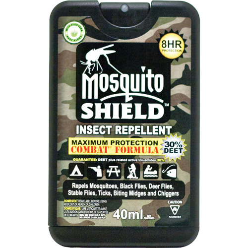 Insectifuge de format poche Mosquito Shield, DEET &agrave; 30 %, Vaporisateur, 40 ml Southpoint Industrial Supply