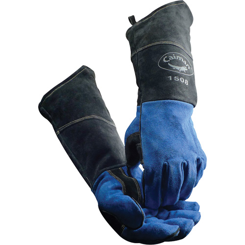Caiman&reg; Welder's Gloves, Split Cowhide, Size Large Southpoint Industrial Supply