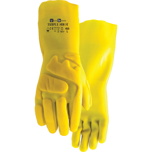 Gants r&eacute;sistant &agrave; la coupe 455 Triple Shot, Taille Grand, PVC, Doublure en Nylon Southpoint Industrial Supply