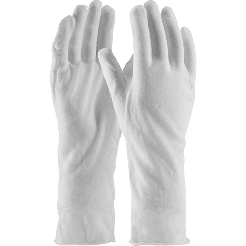 CleanTeam&reg; Premium Inspection Gloves, Cotton, Unhemmed Cuff, One Size Southpoint Industrial Supply