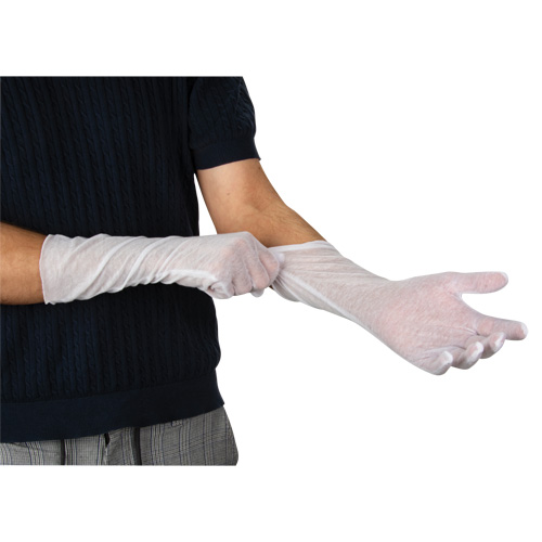 Gants d'inspection l&eacute;gers, Poly/coton, Poignet &agrave; ourlet, Hommes Southpoint Industrial Supply