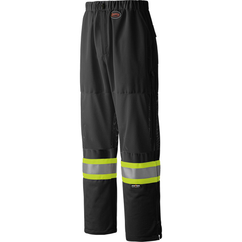 6003BKP Traffic Safety Pants, Polyester, Small, Black Southpoint Industrial Supply
