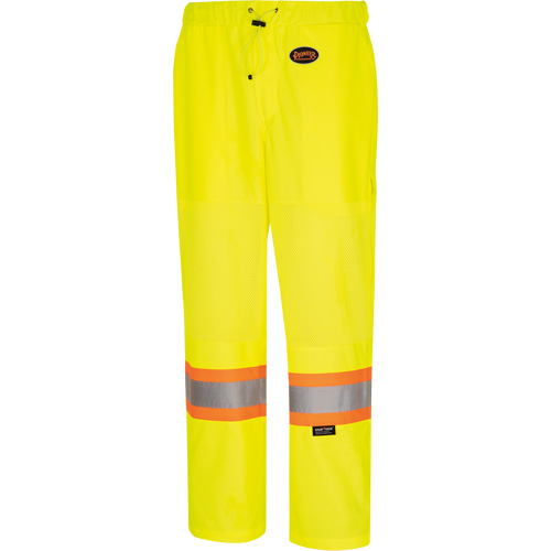 5999PW Pantalon de s&eacute;curit&eacute; routi&egrave;re pour femmes, Polyester, T-petit, Jaune lime haute visibilit&eacute; Southpoint Industrial Supply