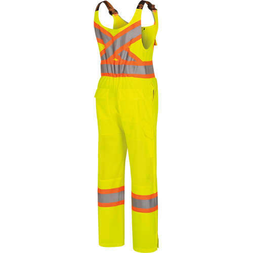 6000W Combinaison de s&eacute;curit&eacute; routi&egrave;re haute visibilit&eacute; pour femmes, Polyester, T-petit, Jaune lime haute visibilit&eacute; Southpoint Industrial Supply