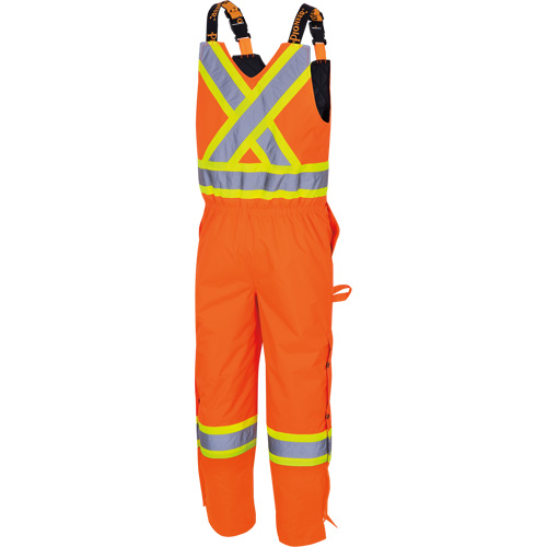 5040 Combinaisons de s&eacute;curit&eacute; matelass&eacute;e imperm&eacute;able, Polyester, Petit, Orange haute visibilit&eacute; Southpoint Industrial Supply