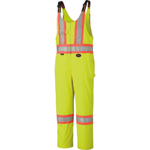 6616T Combinaison robuste haute visibilit&eacute;, Poly-coton, 40 (grand taille), Jaune lime haute visibilit&eacute; Southpoint Industrial Supply