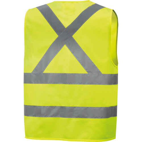 6886 High-Visibility Tricot Safety Vest, High Visibility Lime-Yellow, Small, Polyester Southpoint Industrial Supply