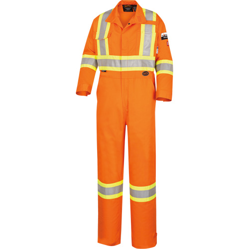 5551T Flame-Gard&reg; FR/Arc-Rated Coverall, Size 40 (Tall), High Visibility Orange, 9.1 cal/cm² Southpoint Industrial Supply