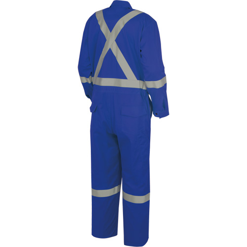 7709AT "The Rock" FR-Tech&reg; High Visibility FR/Arc Rated Coveralls, Size 40 (Tall), Royal Blue, 10 cal/cm² Southpoint Industrial Supply