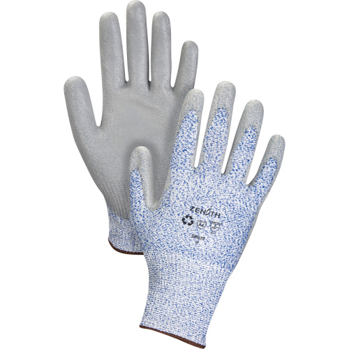 Gants &eacute;lastiques &eacute;cologiques r&eacute;sistants &agrave; la coupe, Taille 8, Calibre 13, Rev&ecirc;tement Polyur&eacute;thane, Enveloppe en PEHP/rPET, ASTM ANSI niveau A2 Southpoint Industrial Supply