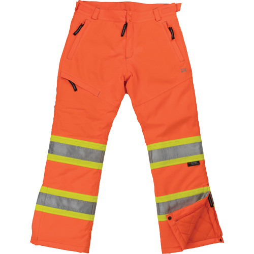 Womens Insulated Flex Safety Pant, Polyester, X-Large, High Visibility Orange Southpoint Industrial Supply