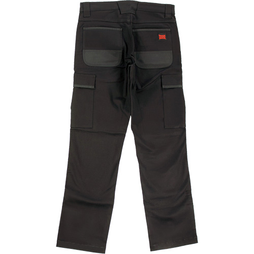 WP100 Work Pants, Cotton/Spandex, Black, Size 2, 30 Inseam Southpoint Industrial Supply