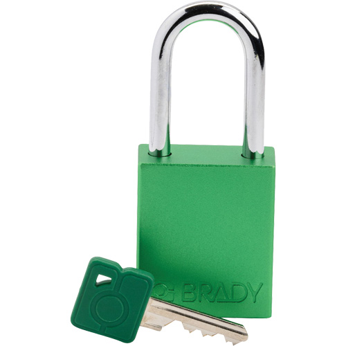Lockout Padlock, Safety Padlock, Keyed Different, Aluminum, 1-1/2" Width Southpoint Industrial Supply