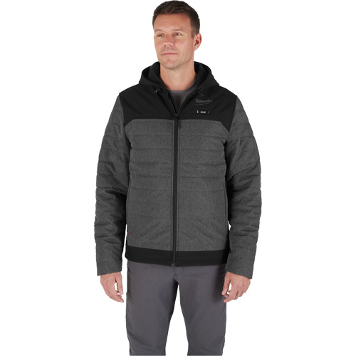 M12 Heated Quietshell Jacket with Battery, Men's, Small, Grey Southpoint Industrial Supply