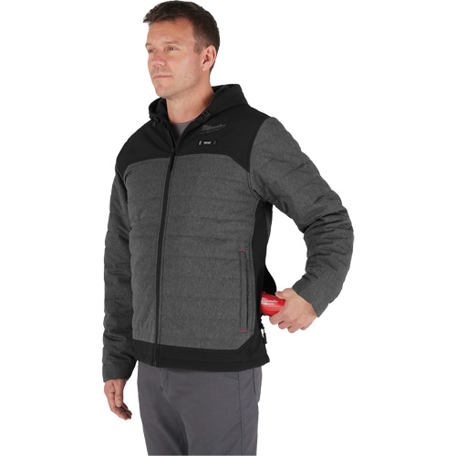 M12 Heated Quietshell Jacket with Battery, Men's, Small, Grey Southpoint Industrial Supply