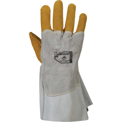Gants de soudage 335DBP Endura, Cuir de vache refendu/Cuir d'&eacute;lan refendu, Taille Petit Southpoint Industrial Supply