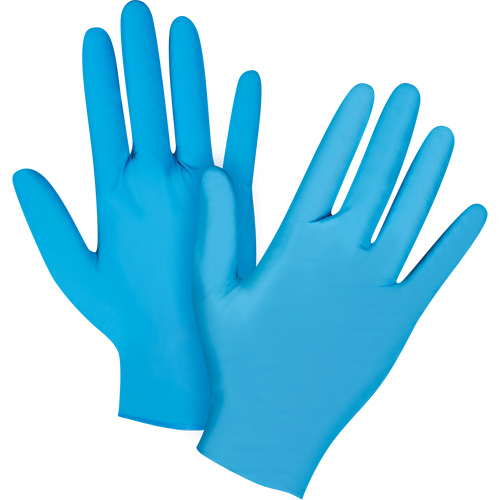 Vending Pack Disposable Gloves, Medium, Nitrile, 4.5-mil, Powder-Free, Blue, Class 2 Southpoint Industrial Supply
