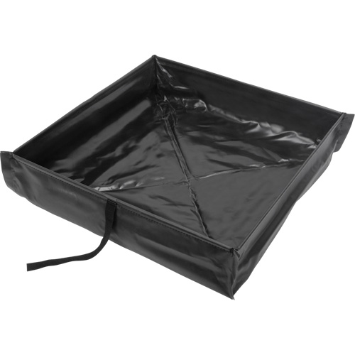 Collapsible Roll-Up Spill Berm, 60 US gal. Capacity, 4' W x 4' L x 6" H Southpoint Industrial Supply