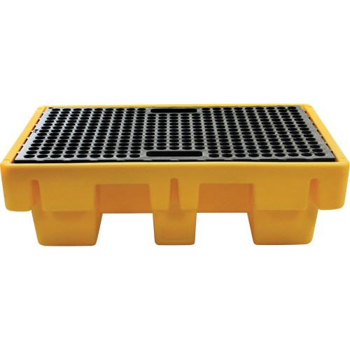 2-Drum Spill Pallet, 61 US gal. Spill Capacity, 51.5" x 36" x 15" Southpoint Industrial Supply