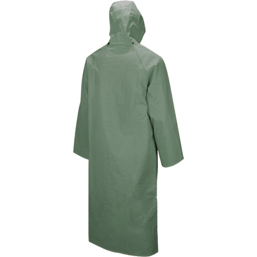 851 Hurricane Long Coat with Detachable Hood, Small, Green Southpoint Industrial Supply