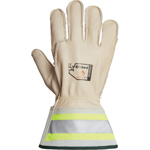 Gants de monteur de lignes Endura 365DLX2, Petit, Paume en Cuir de cheval Southpoint Industrial Supply