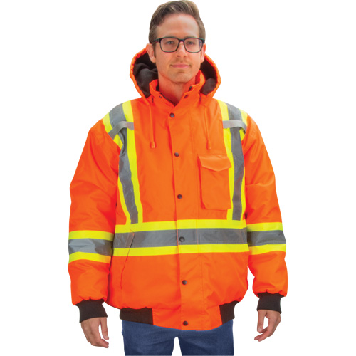 Waterproof 7-in-1 Winter Parka, High Visibility Orange, Large Southpoint Industrial Supply