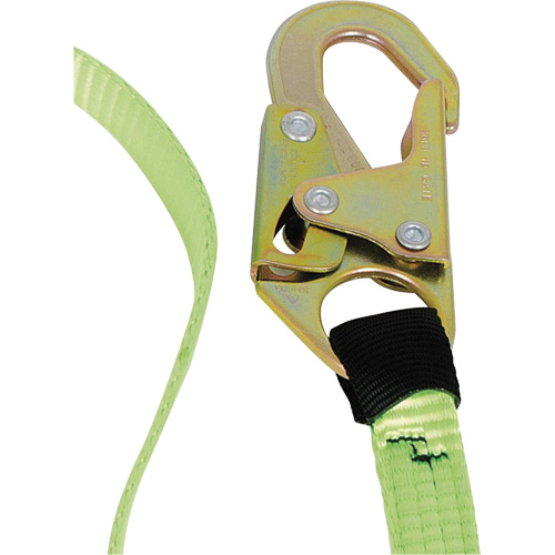 SA-54000-6 Shock Absorbing Lanyard, 6', Snap Hook Center, Snap Hook Leg Ends, Polyester Southpoint Industrial Supply