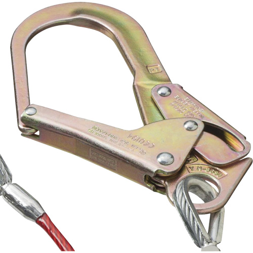 【Drop】 Peakworks SA-55522-4 PVC-Coated Shock Absorbing Lanyard, 4