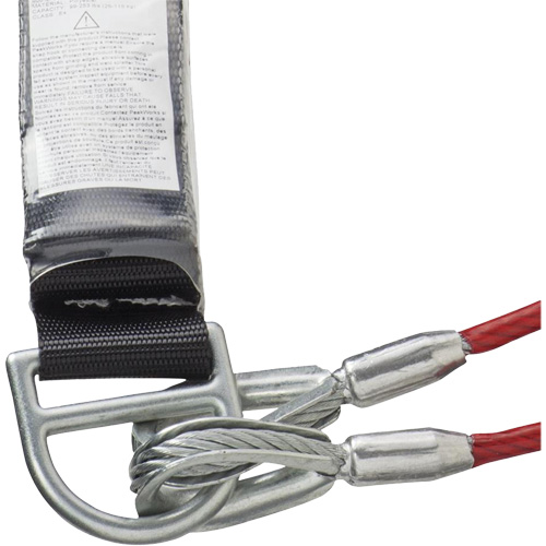 Peakworks SA-55522-4 PVC-Coated Shock Absorbing Lanyard, 4