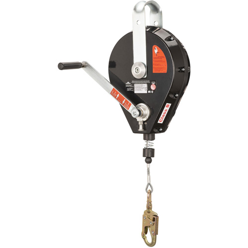 SRL-73303-96 Cable Self-Retracting Lifeline with Recovery, 96', Galvanized Steel, Swivel Southpoint Industrial Supply