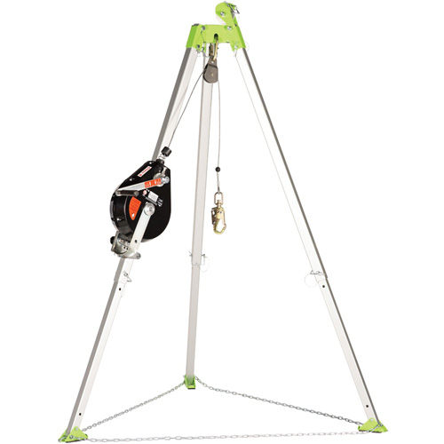 SRL-73303-96 Cable Self-Retracting Lifeline with Recovery, 96', Galvanized Steel, Swivel Southpoint Industrial Supply