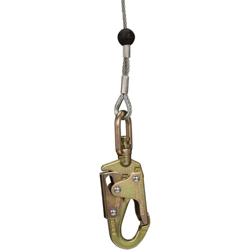 SRL-73303-96 Cable Self-Retracting Lifeline with Recovery, 96', Galvanized Steel, Swivel Southpoint Industrial Supply