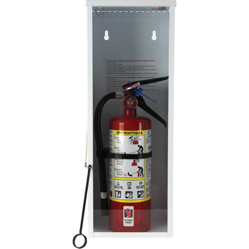 Light-Duty Fire Extinguisher Cabinet, 8" W x 22" H x 6" D Southpoint Industrial Supply