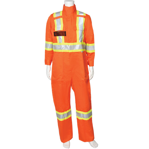 Firewall FR&reg; High-Visibility FR Coveralls, Size Small, High Visibility Orange, 9.2 cal/cm² Southpoint Industrial Supply