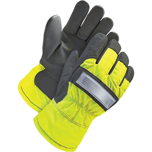 High-Visbility Fitter's Glove, Large, Grain Goatskin Palm, Thinsulate Inner Lining Southpoint Industrial Supply