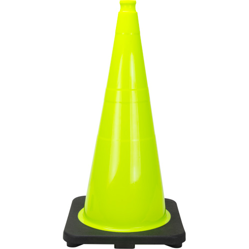 Premium Traffic Cone, 28", Lime Green Southpoint Industrial Supply