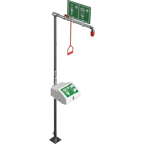 Combination Shower with Closed ABS Bowl & Bottom Inlet, Pedestal Southpoint Industrial Supply