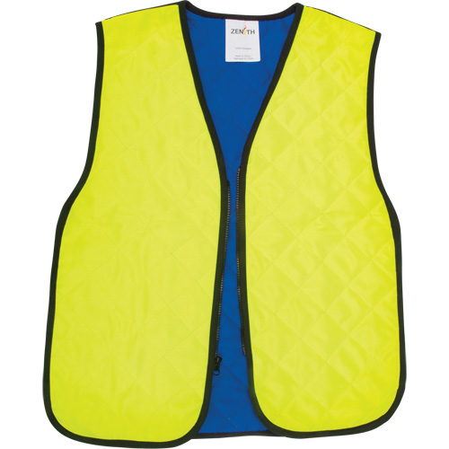 Evaporative Cooling Vest, Medium, High Visibility Lime-Yellow Southpoint Industrial Supply