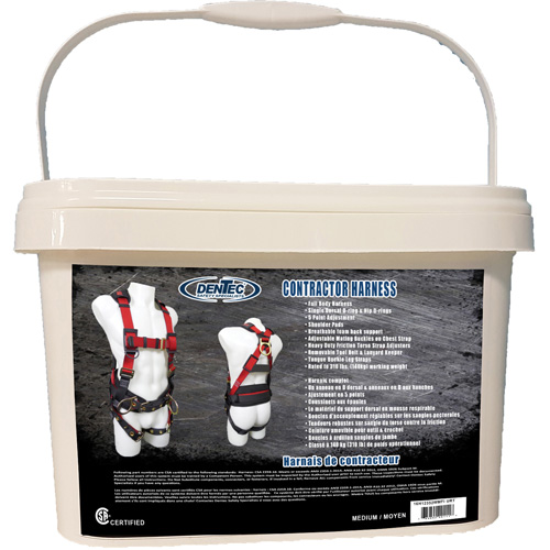 Harnais de s&eacute;curit&eacute; pour entrepreneurs dans un seau, Certifi&eacute;e CSA, Classe AP, Moyen, Cap. 352 lb Southpoint Industrial Supply
