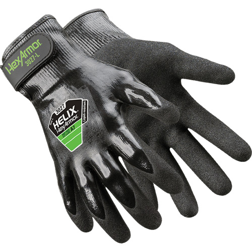 Helix&reg; 3027 Gloves, 6/X-Small, 21 Gauge, Nitrile Coated, ASTM ANSI Level A7 Southpoint Industrial Supply