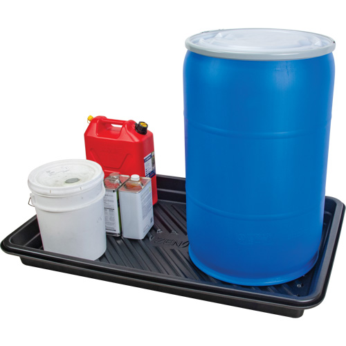 Spill Tray, 30" L x 48" W x 4.5" H, 30 US gal. Spill Capacity Southpoint Industrial Supply