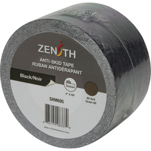 Ruban antid&eacute;rapant, 4" x 60', Noir Southpoint Industrial Supply