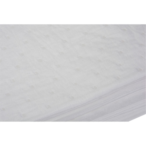 Feuilles absorbantes li&eacute;es, Huile seulement, 15" x 19", 10 gal. d'absorption Southpoint Industrial Supply