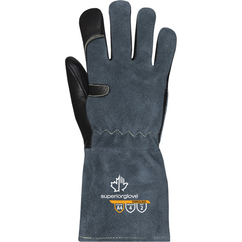 Gants de soudage MIG Endura 398KGLBGL, Cuir fleur de vache, Taille T-petit Southpoint Industrial Supply