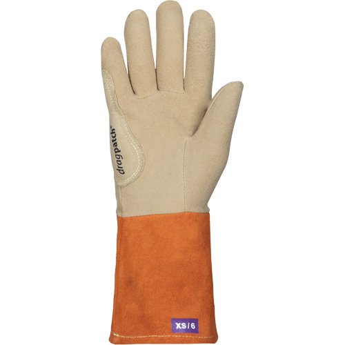 Gants de soudage TIG Endura 370DTIGL, Cuir fleur de daim, Taille T-petit Southpoint Industrial Supply