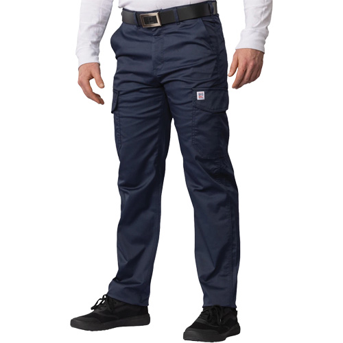 Pantalon cargo Big Flex, Poly-coton/Spandex, Bleu marin, Taille 50, Entrejambe 30 Southpoint Industrial Supply