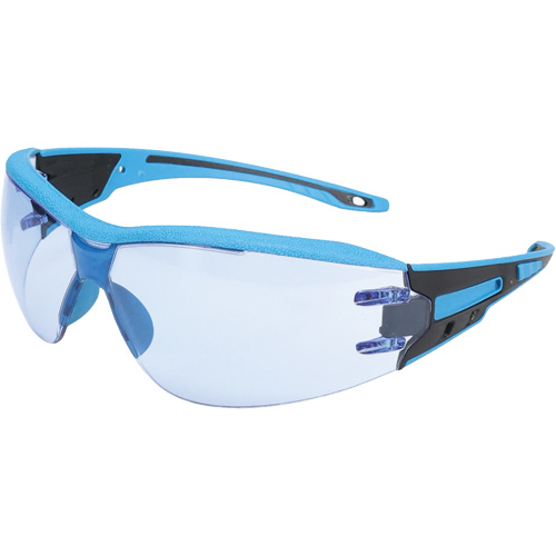 Captain Metal Detectable Rimless Safety Glasses, Light Blue Lens, Anti-Fog/Anti-Scratch, ANSI Z87+/Meets/Exceeds CSA Z94.3 Southpoint Industrial Supply