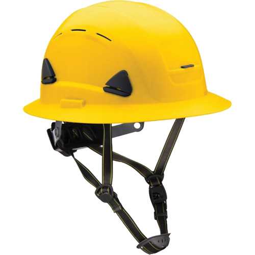 Fibre Metal Climbing Style Helmet with Full Brim, Meets CSA Type 2, Ratchet Suspension, Vented Southpoint Industrial Supply